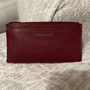 Burgundy Michael Kors Wallet